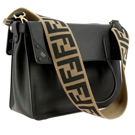 fendi sholder bag|Fendi bag with thick strap.